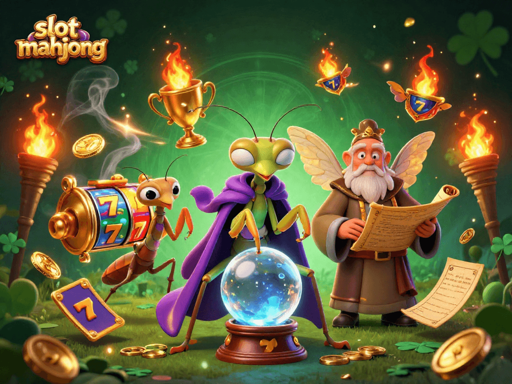 Experience thrilling slot mahjong gameplay with dynamic 3D graphics and vibrant illustrations.