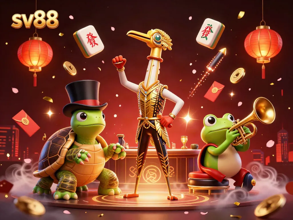 Experience thrilling gameplay at sv88 with vibrant characters and dynamic winning elements.