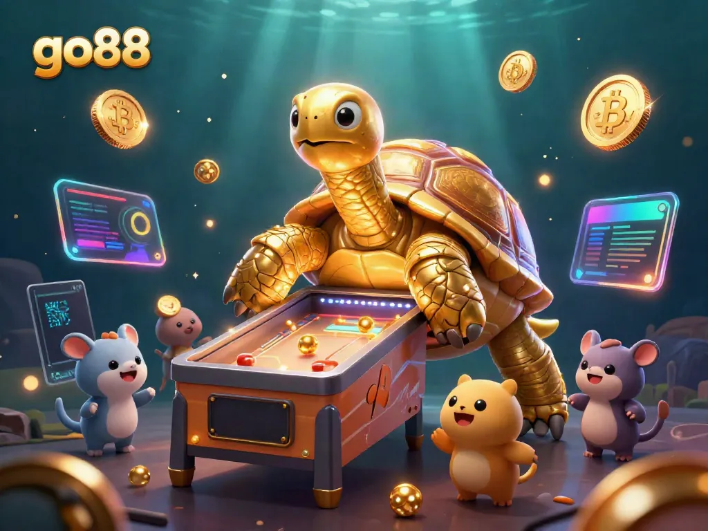 Play thrilling games at go88 with an engaging golden tortoise and crypto themes.